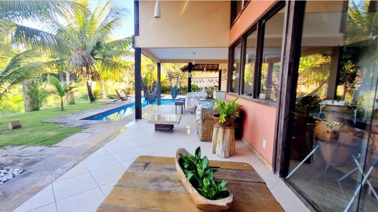 Casa Com Vista Para O Mar De Taperapuan Porto Seguro